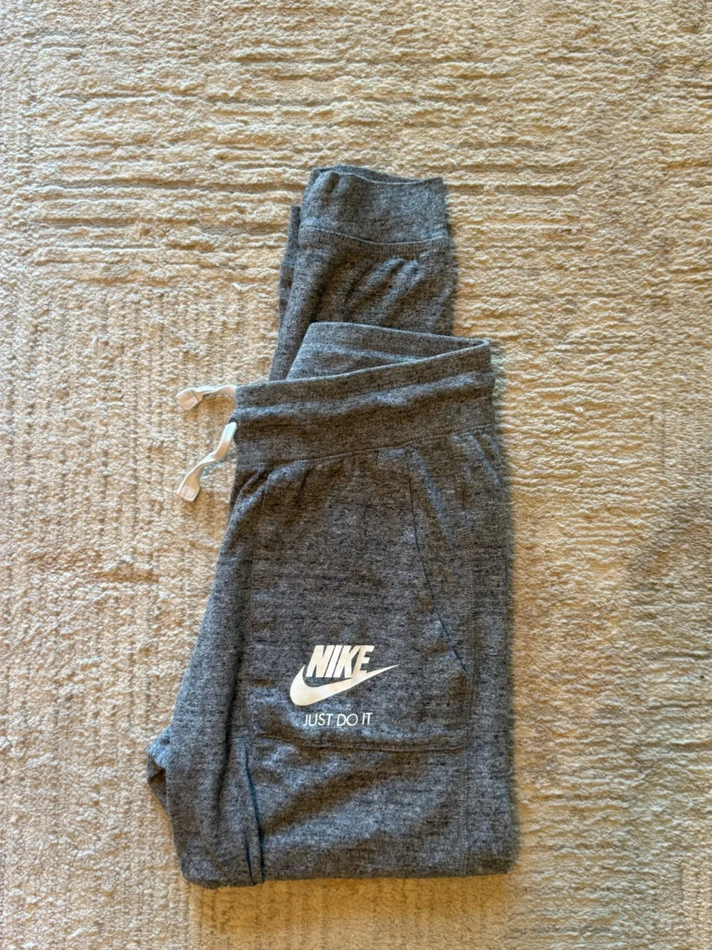 Nike Gray Women's Jogger Pants with Drawstring